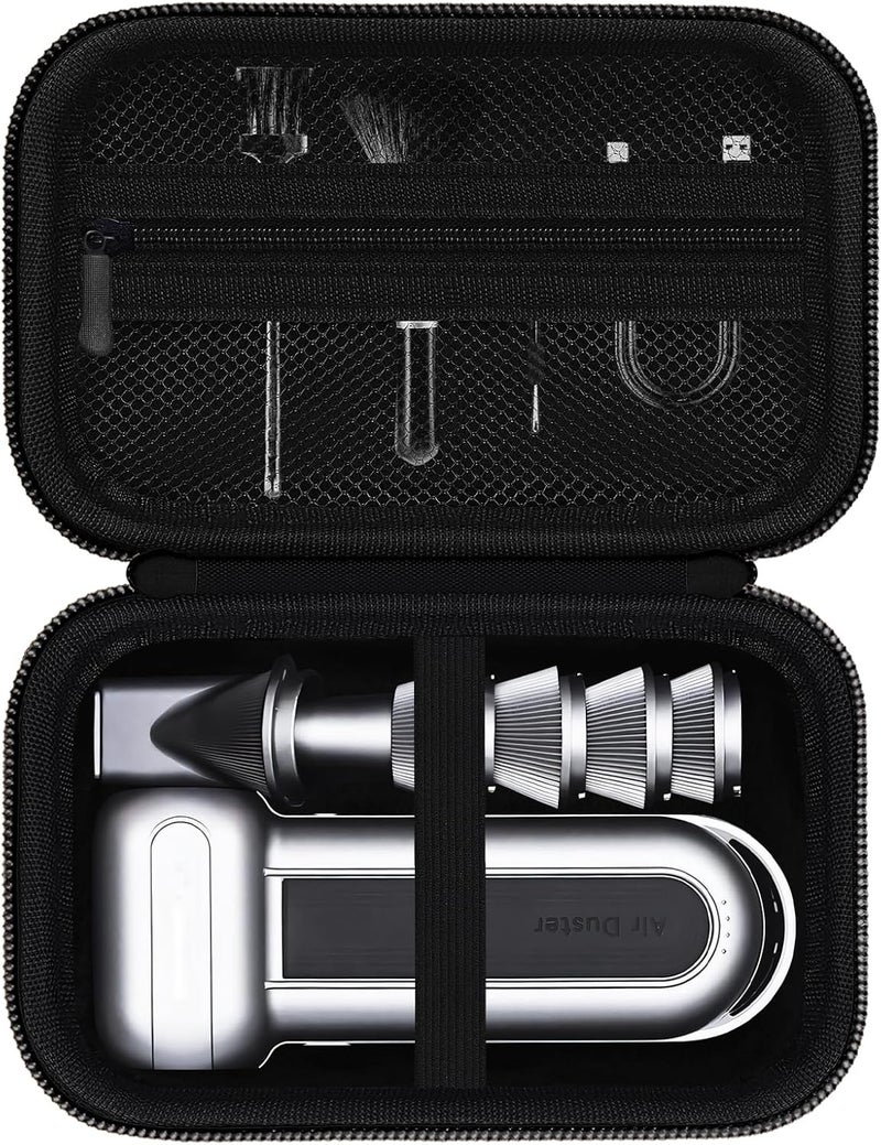 HESPLUS Case Compatible with WOLFBOX MF100 /MF50 Electric Air Duster – Travel Portable Zippered Storage Bag, Black (Case Only) - Image 1